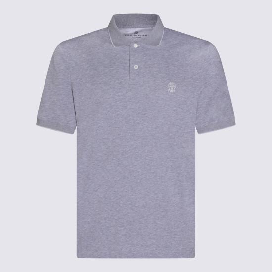 26SS 브루넬로 쿠치넬리 폴로 티셔츠 M0B139779G CQ087 Grey