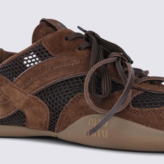 26SS 미우미우 스니커즈 5E589EF005 3KU1F0324 Cacao - MIU MIU