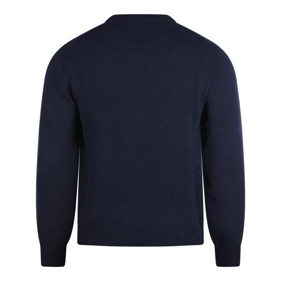 26SS 구찌 인타르시아 울 스웨터 795347 XKD744071 NAVY - GUCCI