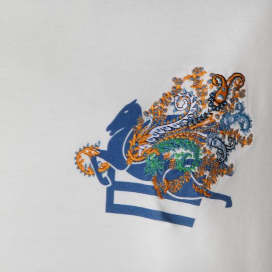 26SS 에트로 반팔 티셔츠 WRMA0005 AR477W4567 White - ETRO
