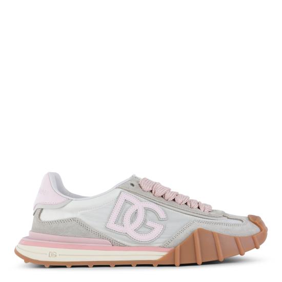 26SS 돌체앤가바나 DG 애슬레틱 패브릭 스니커즈 CK2384 AZ6818S160 AVORIO ROSA