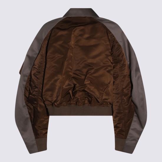 26SS 사카이 봄버 자켓 2608303 606 BROWN GREY - SACAI