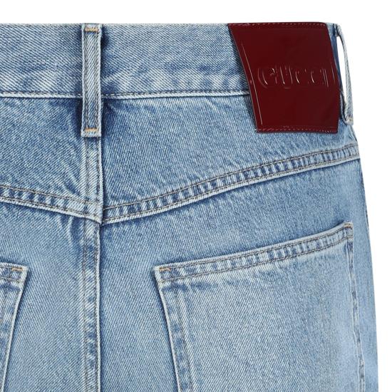 26SS 구찌 슬림 핏 코튼 데님 팬츠 844629 XDDD24009 Denim - GUCCI