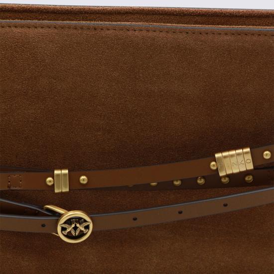 26SS 핑코 숄더백 105903 A0F6L17Q Brown - PINKO