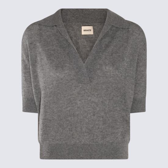26SS 케이트 슈렁큰 조 스웨터 8787605 244 WARM GREY - KHAITE