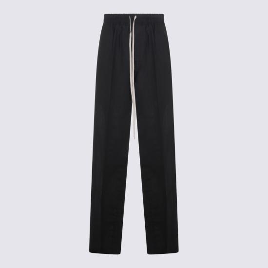 26SS 릭 오웬스 트레이닝/조거 팬츠 RP01F6325 WG09 BLACK - RICK OWENS