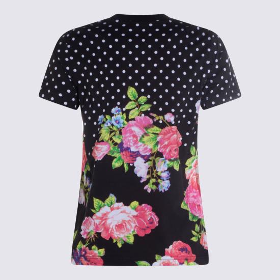 26SS 모스키노 반팔 티셔츠 261E0726 05413888 Nero - MOSCHINO