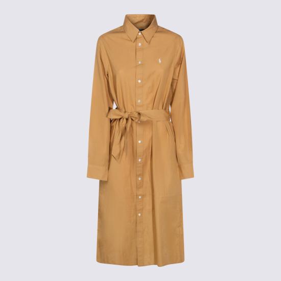 26SS 폴로 랄프로렌 미디 원피스 211A96346 002 Camel