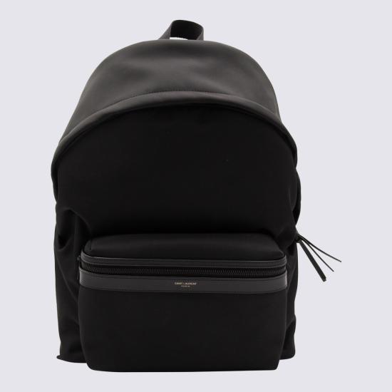 26SS 생로랑 CITY 시티 클래식 로고 백팩 534967 FAEYY1000 Black
