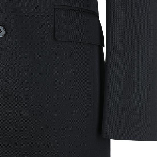 26SS 셀린느 다이애그널 울 콜론 재킷 RV15G092D 38NO BLACK - CELINE