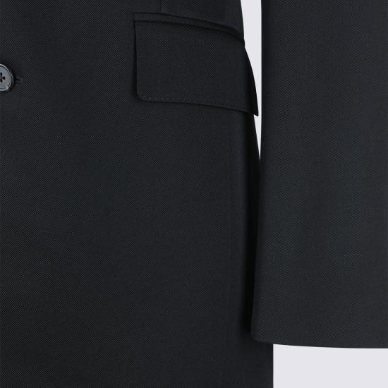 26SS 셀린느 다이애그널 울 콜론 재킷 RV15G092D 38NO BLACK - CELINE