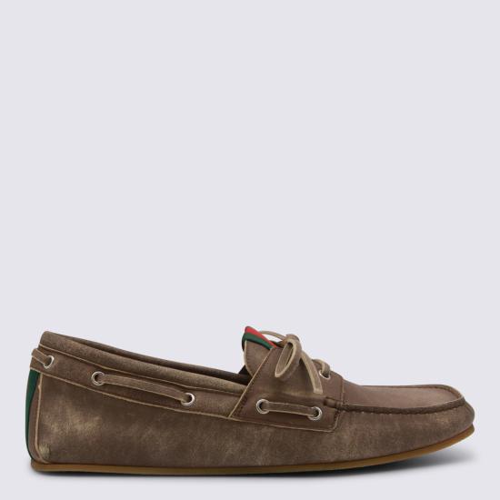 26SS 구찌 보트 슈즈 860008 AAF592273 WASHED BROWN - GUCCI