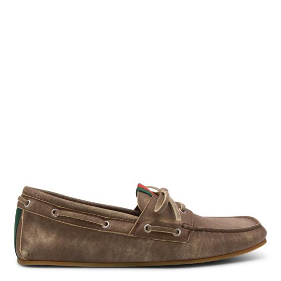 26SS 구찌 보트 슈즈 860008 AAF592273 WASHED BROWN