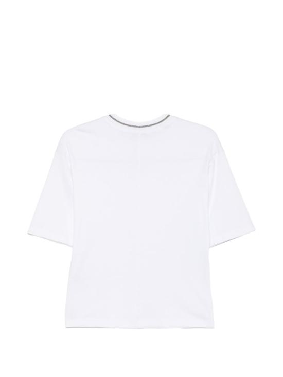 26SS 안토넬리 피렌체 반팔 티셔츠 Q2616152B 020 Bianco - ANTONELLI FIRENZE