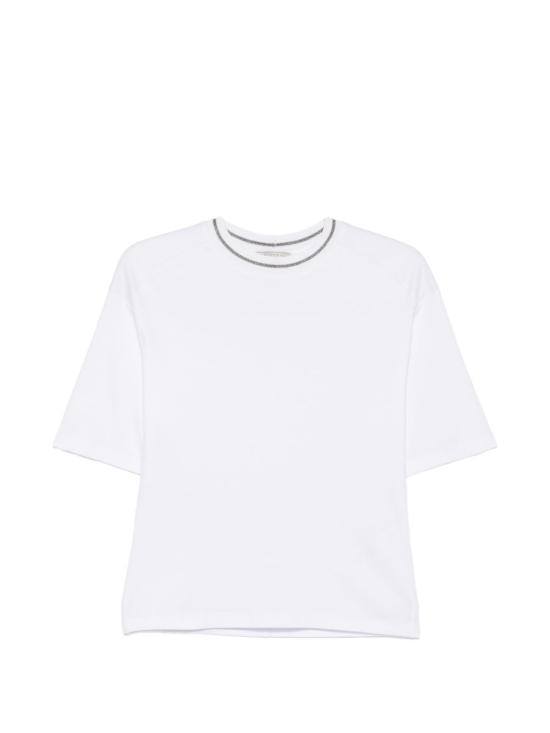 26SS 안토넬리 피렌체 반팔 티셔츠 Q2616152B 020 Bianco