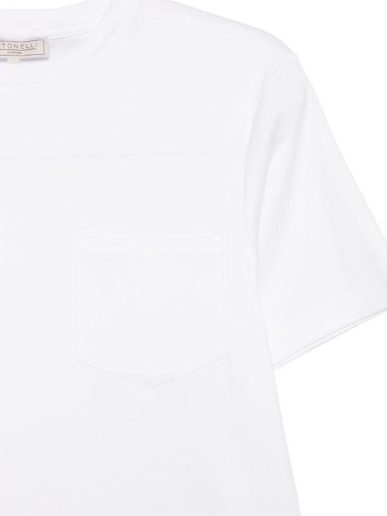 26SS 안토넬리 피렌체 반팔 티셔츠 Q2654152B 020 Bianco - ANTONELLI FIRENZE