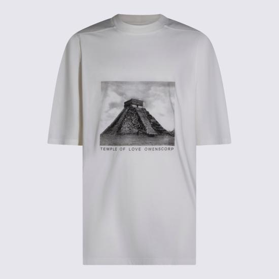 26SS 다크쉐도우 반팔 티셔츠 DU01F4274 RNEP21109 MILK BLACK