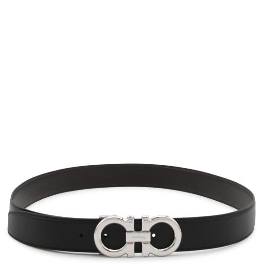 26FW 살바토레 페라가모 가죽 벨트 686671 679710014 BLACK HICKORY