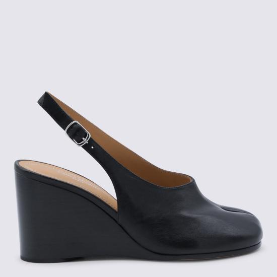 26SS 마르지엘라 타비 웨지 슬링백 S58WP0296 P3753T8013 Black
