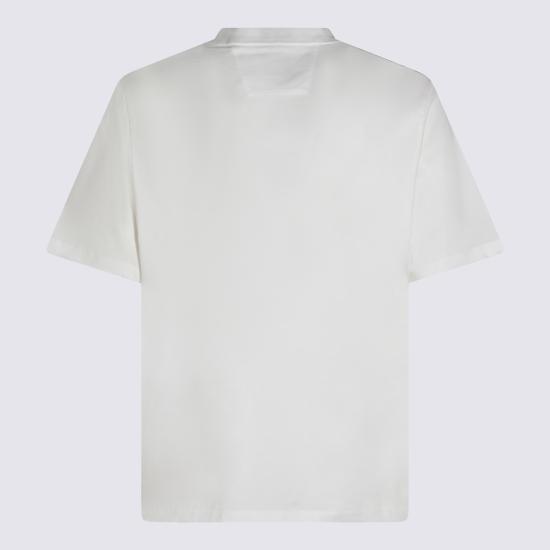 26SS 씨피 컴퍼니 30/1 저지 숏슬리브 로고 패치 티셔츠 RCCMTS726A 005100W103 GAUZE WHITE - C.P. COMPANY
