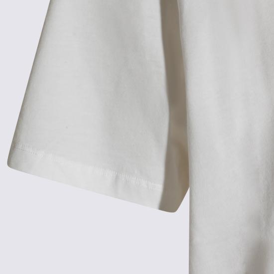 26SS 씨피 컴퍼니 30/1 저지 숏슬리브 로고 패치 티셔츠 RCCMTS726A 005100W103 GAUZE WHITE - C.P. COMPANY