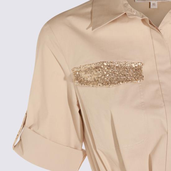 26SS 안토넬리 피렌체 롱 원피스 Q6649 4115126 Beige - ANTONELLI FIRENZE