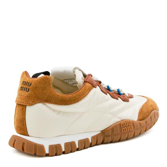 26FW 미우미우 스니커즈 5E417EF005 LYWF05KS AVORIO CARAMEL - MIU MIU