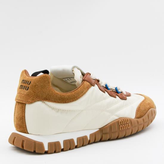 26FW 미우미우 스니커즈 5E417EF005 LYWF05KS AVORIO CARAMEL - MIU MIU