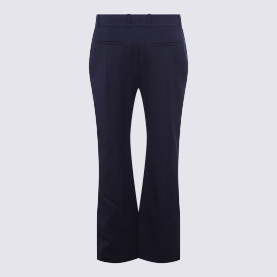 25FW 알렉산더 맥퀸 스트레이트 팬츠 843475 QJACH4003 Navy - ALEXANDER MCQUEEN