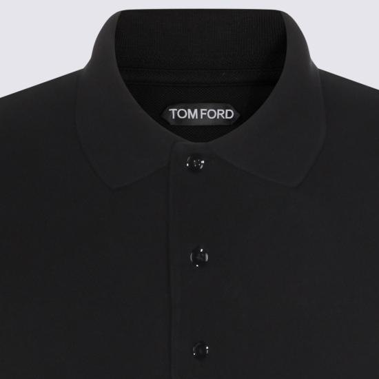 26SS 톰포드 폴로 티셔츠 JPS011JMT013 NAA Black - TOMFORD