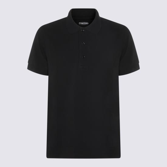 26SS 톰포드 폴로 티셔츠 JPS011JMT013 NAA Black