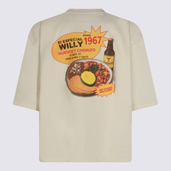 26SS 윌리 차바리아 반팔 티셔츠 WCJSY0176 065 White - WILLY CHAVARRIA