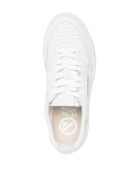 26SS 오트리 메달리스트 로우 레더 스니커즈 AULW SG10 SOLIDGOAT WHITE - AUTRY