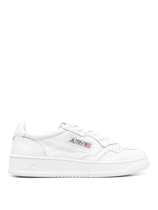 26SS 오트리 메달리스트 로우 레더 스니커즈 AULW SG10 SOLIDGOAT WHITE