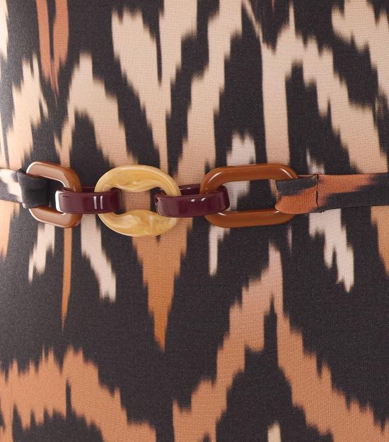 26FW 짐머만 바디수트 티셔츠 7964WSS261 CHCLIKT Brown - ZIMMERMANN
