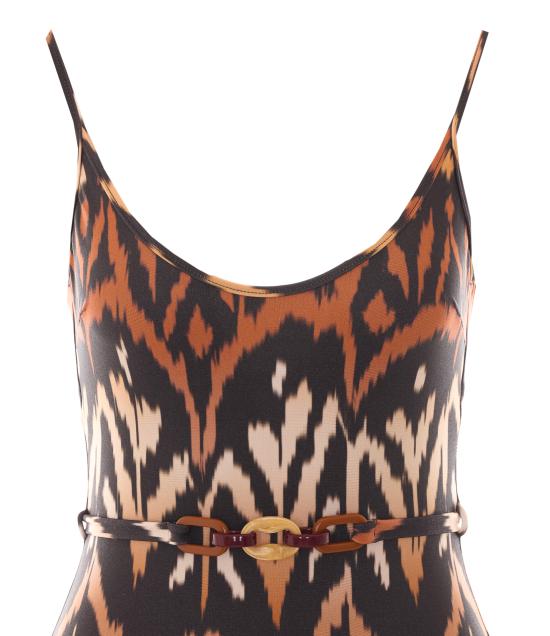 26FW 짐머만 바디수트 티셔츠 7964WSS261 CHCLIKT Brown - ZIMMERMANN