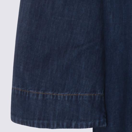 26SS 발렌티노 가라바니 데님 셔츠 8B3DB03L 9YA558 MEDIUM BLUE - VALENTINO GARAVANI