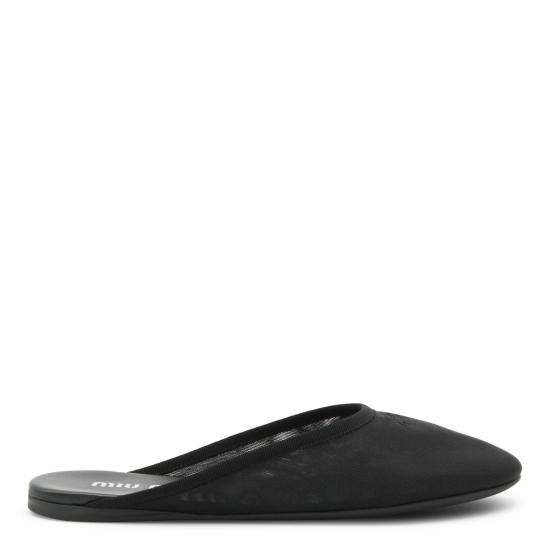 26SS 미우미우 뮬/슬리퍼 5R595EF005 099F0002 NERO