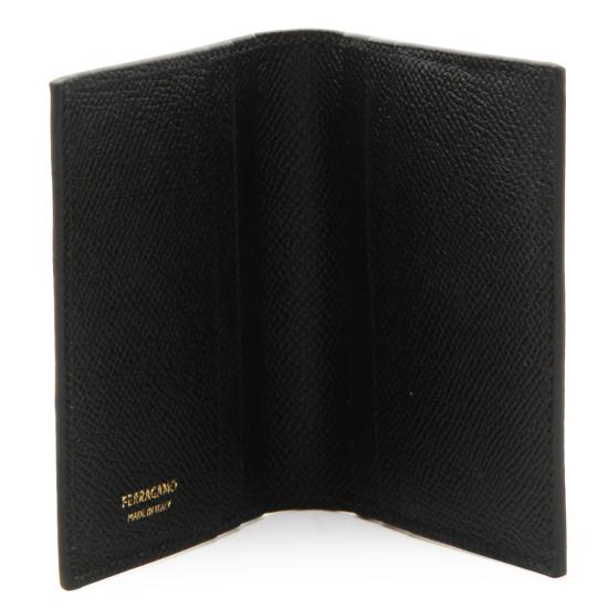 26FW 살바토레 페라가모 간치니 반지갑 775661 661452001 BLACK - SALVATORE FERRAGAMO