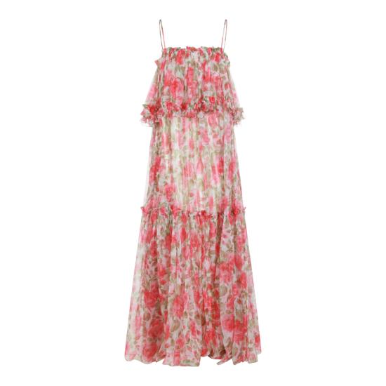 26SS 끌로에 롱 원피스 CH26UR124278 91Y WHITE PINK