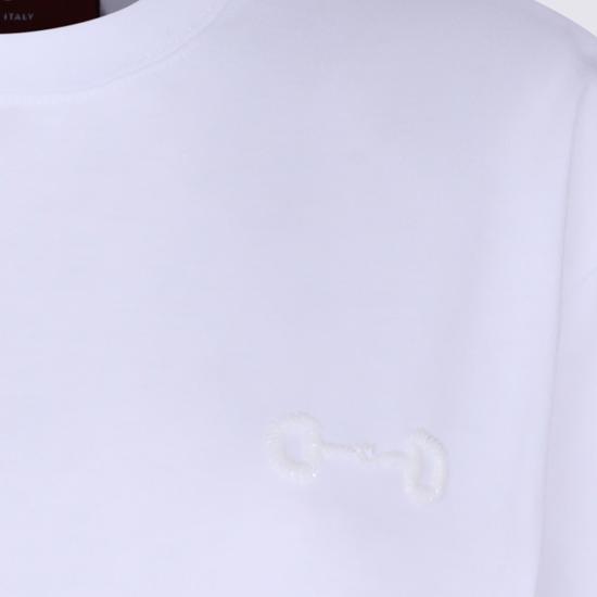 26SS 구찌 자수 코튼 저지 티셔츠 837959 XJHMR9051 White - GUCCI