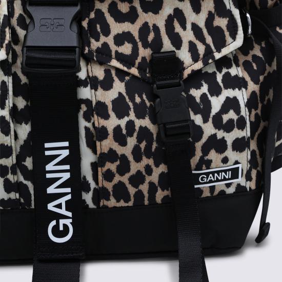 26SS 가니 레오파드 테크 백팩 A4757 943 LEOPARD - GANNI