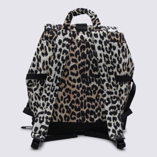26SS 가니 레오파드 테크 백팩 A4757 943 LEOPARD - GANNI