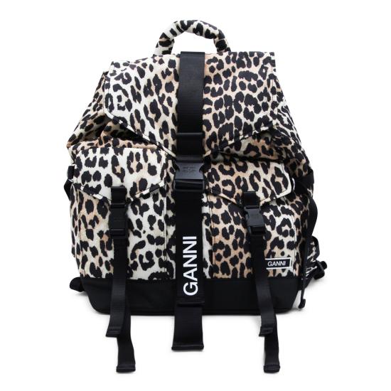 26SS 가니 레오파드 테크 백팩 A4757 943 LEOPARD