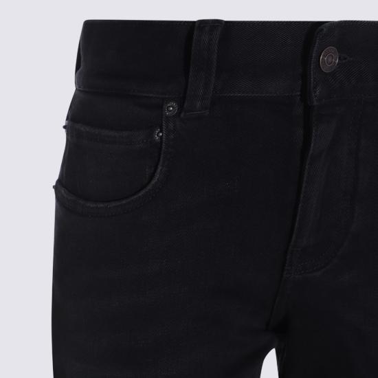 25FW 발렌시아가 슬림 핏 부츠컷 팬츠 838692 TSWC38582 Black - BALENCIAGA