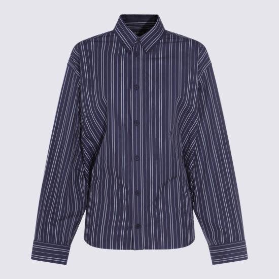 25FW 발렌시아가 셔츠 839277 TSM148209 Navy