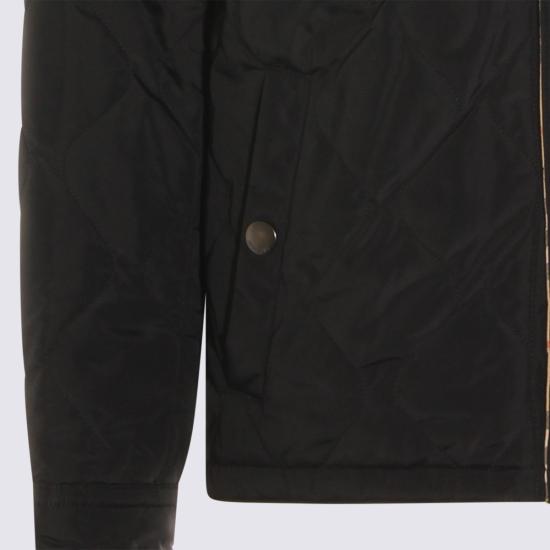 26SS 버버리 리버시블 퀼티드 나일론 오버셔츠 8115788 A1189 BLACK - BURBERRY