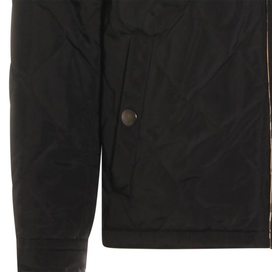 26SS 버버리 리버시블 퀼티드 나일론 오버셔츠 8115788 A1189 BLACK - BURBERRY