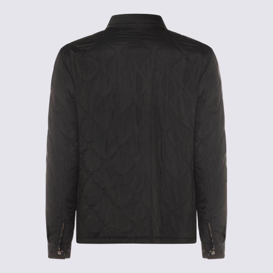 26SS 버버리 리버시블 퀼티드 나일론 오버셔츠 8115788 A1189 BLACK - BURBERRY