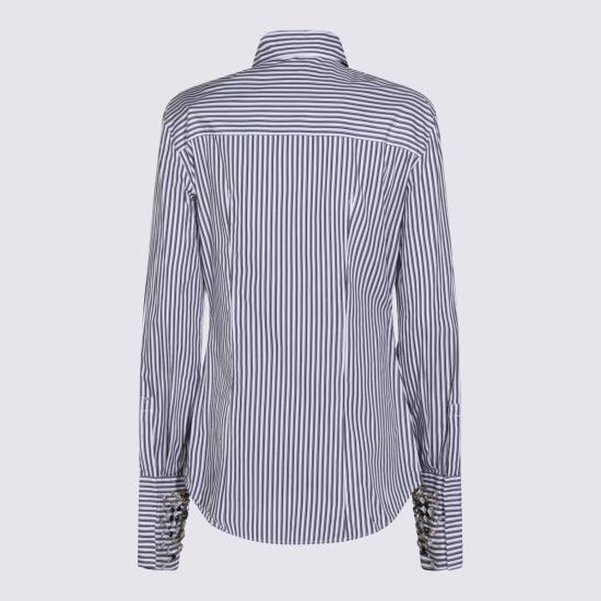 26SS 스포트막스 셔츠 2612191011600 80160003 Nero bianco - SPORTMAX